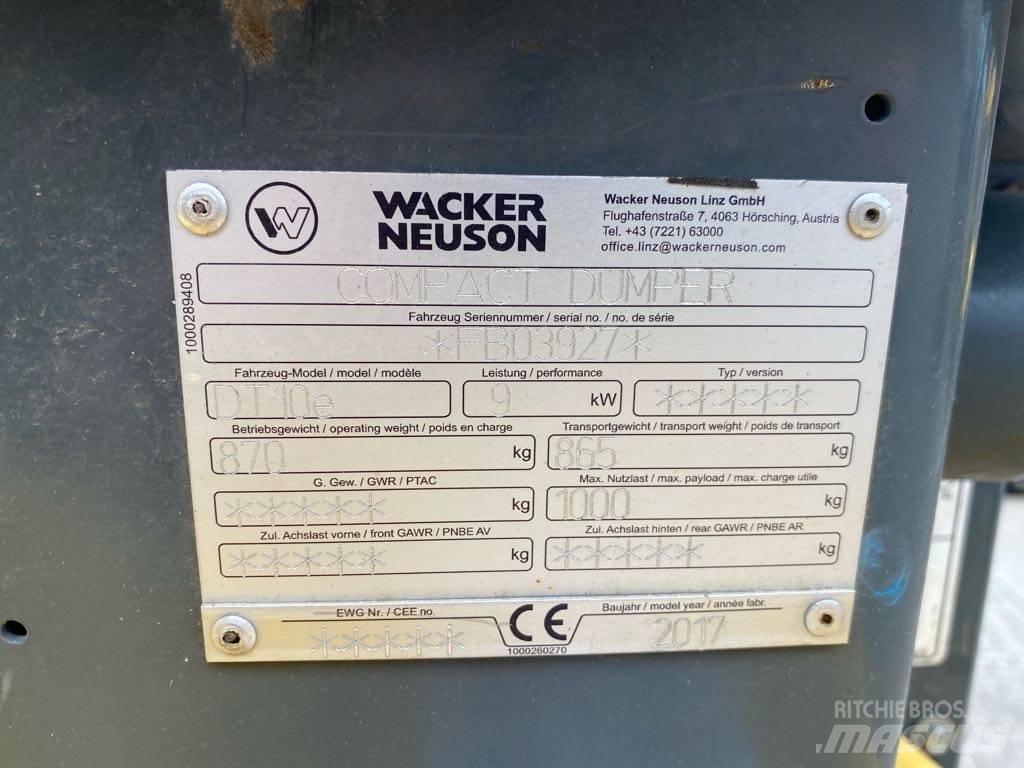 Wacker Neuson DT10e Demperji goseničarji