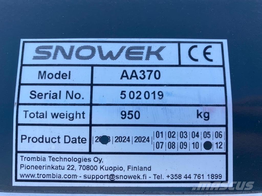 Snowek AA 370 Snežne deske in plugi