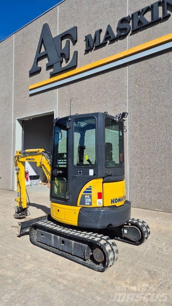 Komatsu PC 26 MR-3 Mini bagri <7t