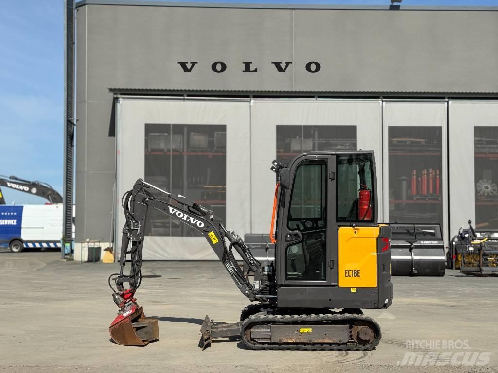 Volvo EC 18 E Mini bagri <7t