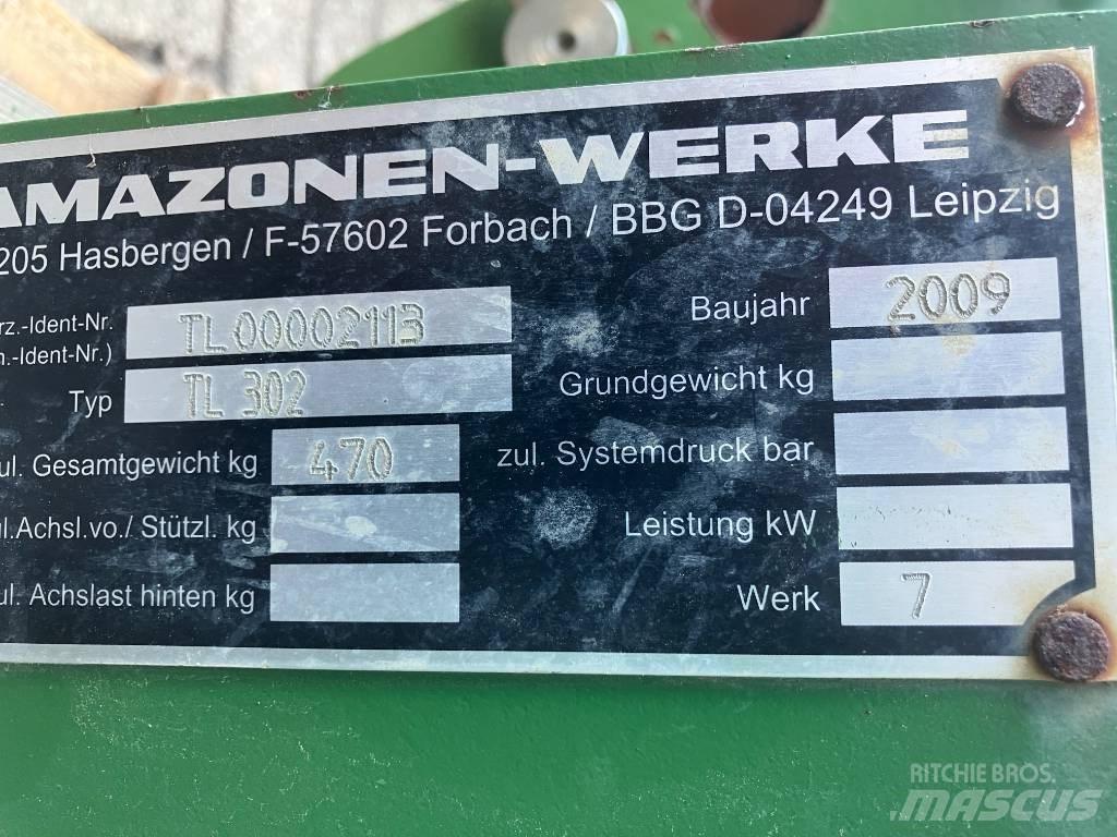 Amazone TL 302 Ostali priključki in naprave za pripravo tal