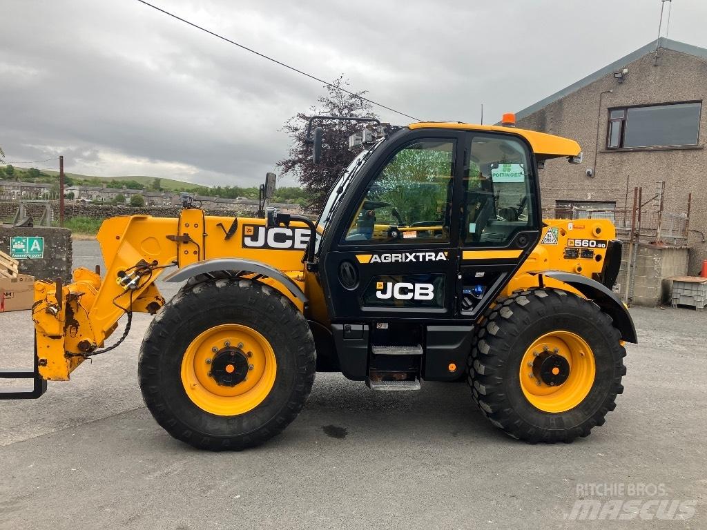 JCB 560-80 Agri Xtra Kmetijski teleskopski nakladalci