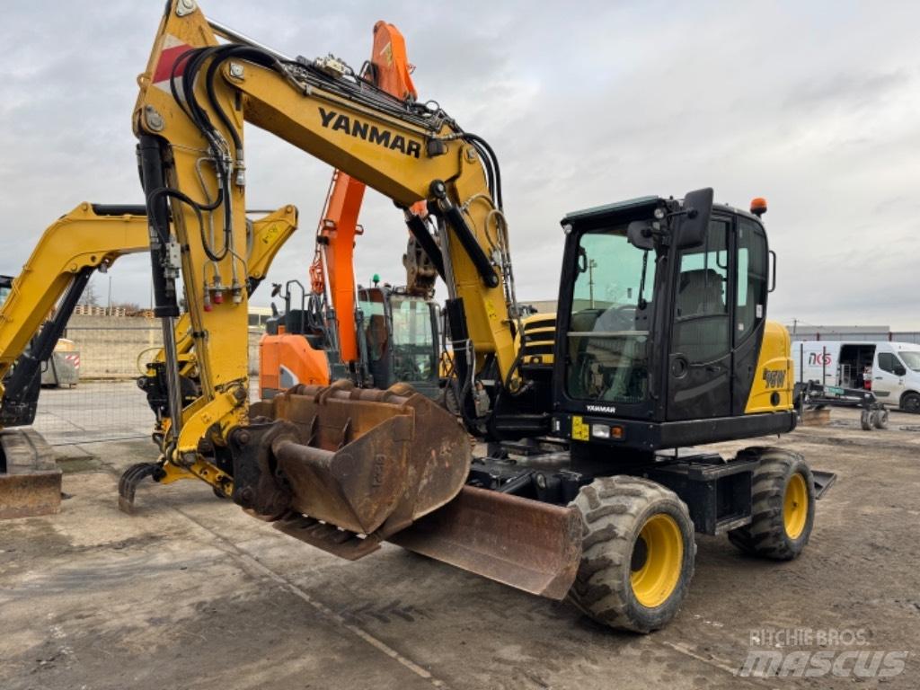 Yanmar B95W (40667) Bagri na kolesih