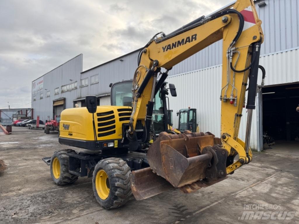 Yanmar B95W (40667) Bagri na kolesih