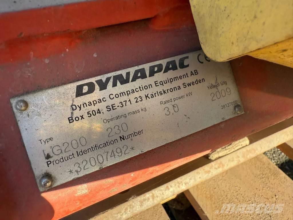 Dynapac LG200 Vibro plošče