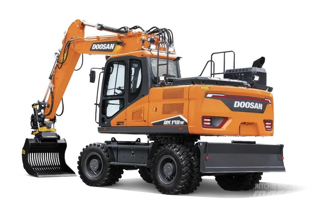 Doosan DX 170 W Bagri na kolesih