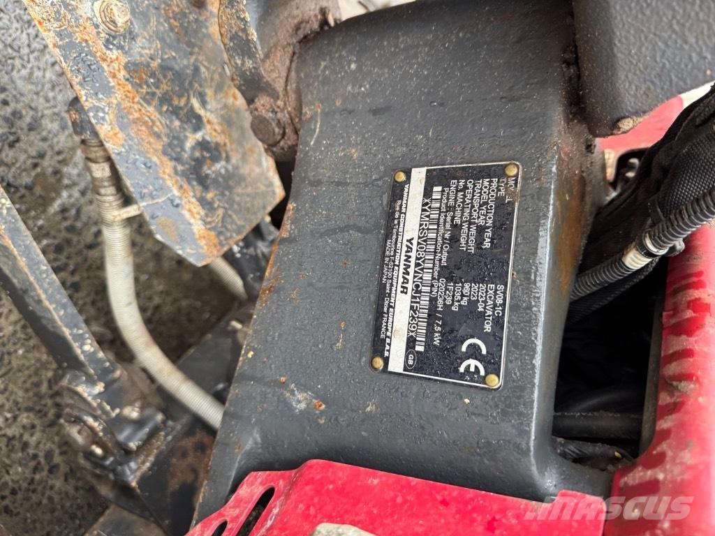 Yanmar SV08 (1F239) Mini bagri <7t