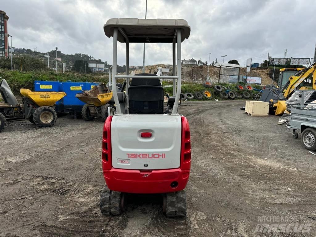 Takeuchi TB 216 Mini bagri <7t