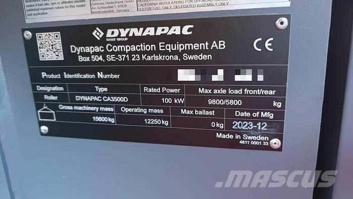 Dynapac CA3500D Drugi valjarji