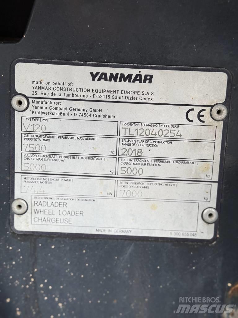 Yanmar V 120 Kolesni nakladalci