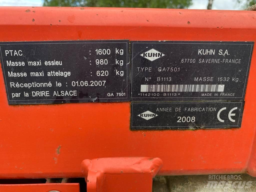 Kuhn GA 7501 Zgrabljalniki