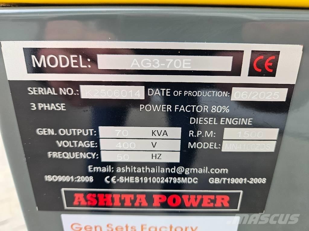 Ashita AG3-70E Dizelski agregati