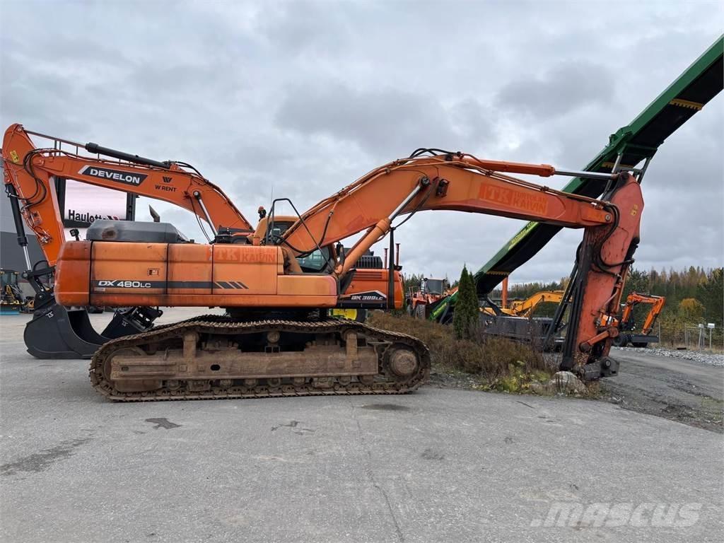 Doosan DX480LC Bagri goseničarji