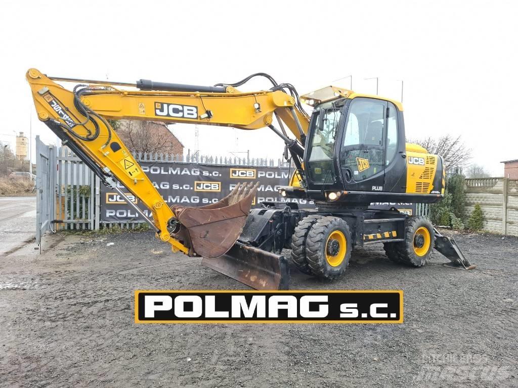 JCB JS 145 W Bagri na kolesih