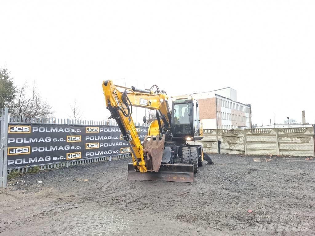 JCB JS 145 W Bagri na kolesih