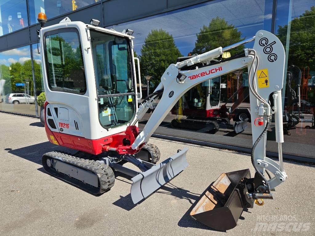 Takeuchi tb216 Mini bagri <7t