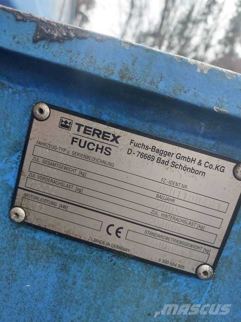 Terex Fuchs MHL 360 Rušilni bagri