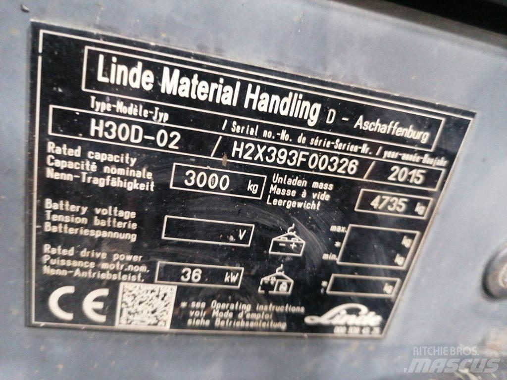 Linde H30D-02 Dizelski viličarji