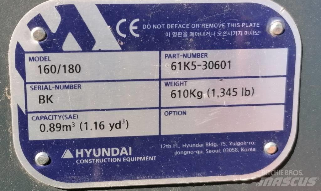 Hyundai 0.89m3_HX180 Žlice