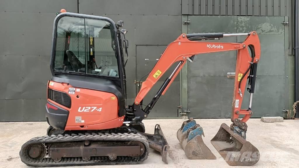 Kubota U 27-4 Mini bagri <7t