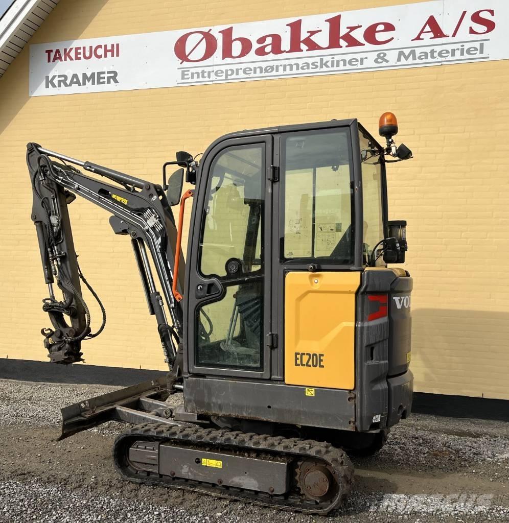Volvo EC 20 E Mini bagri <7t