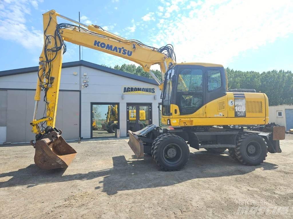 Komatsu PW 160-7 Bagri na kolesih