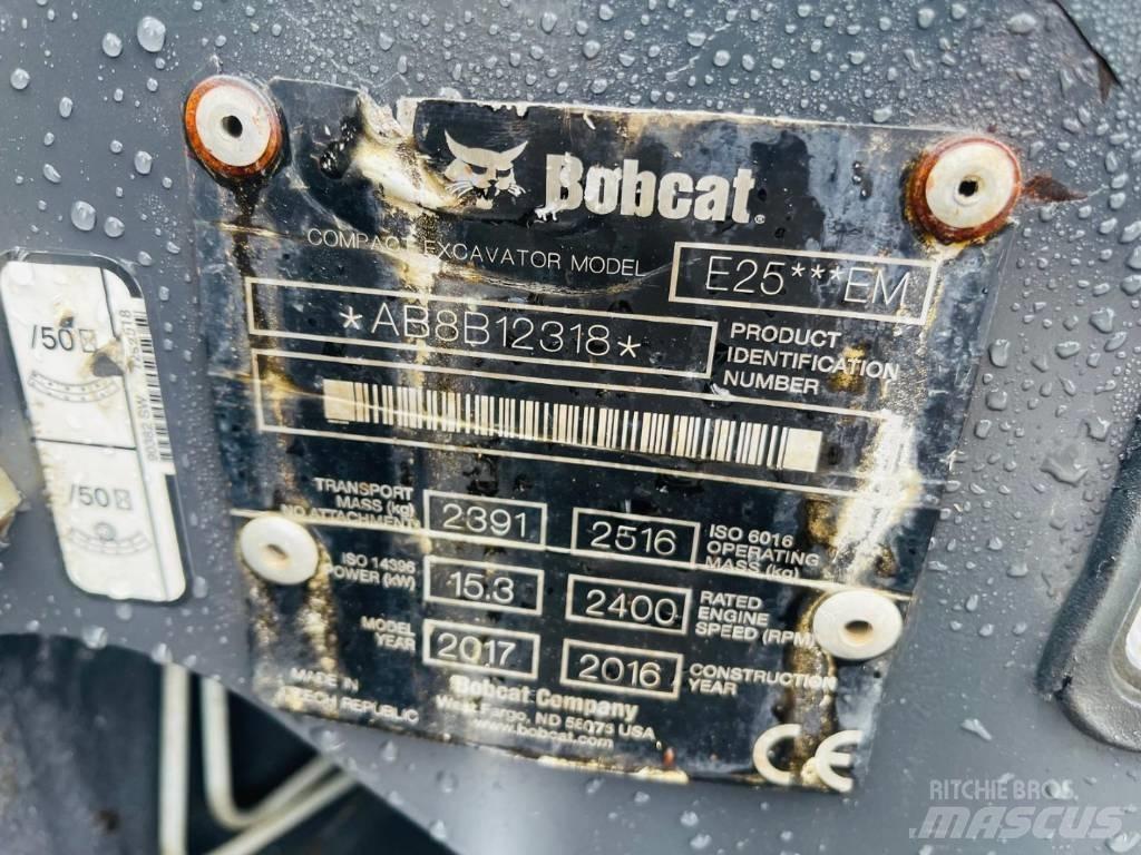 Bobcat E 25 Mini bagri <7t