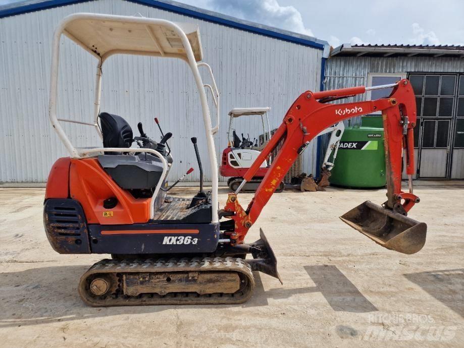 Kubota KX 36-3 Mini bagri <7t