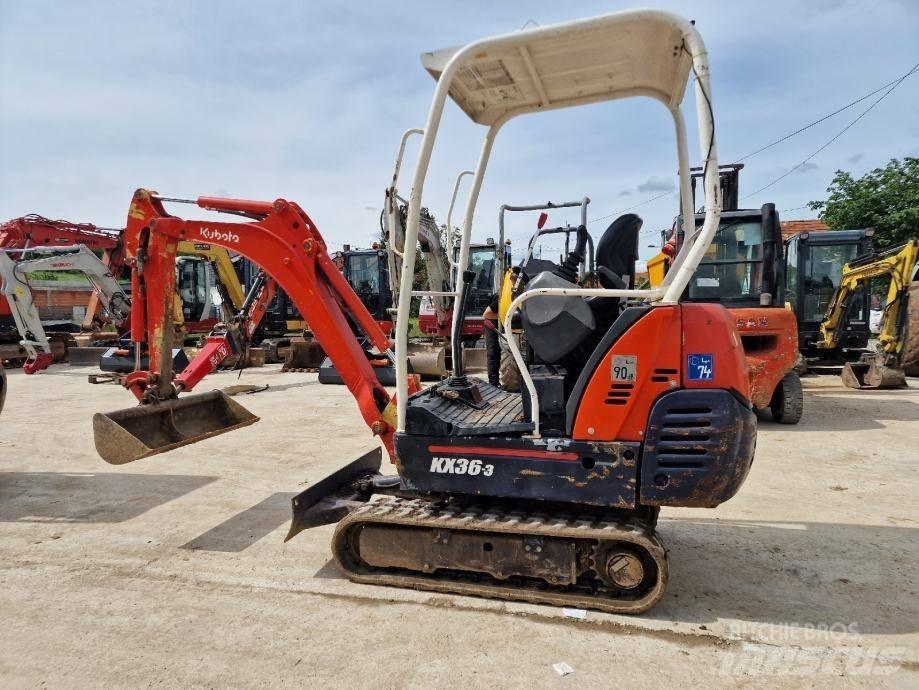 Kubota KX 36-3 Mini bagri <7t