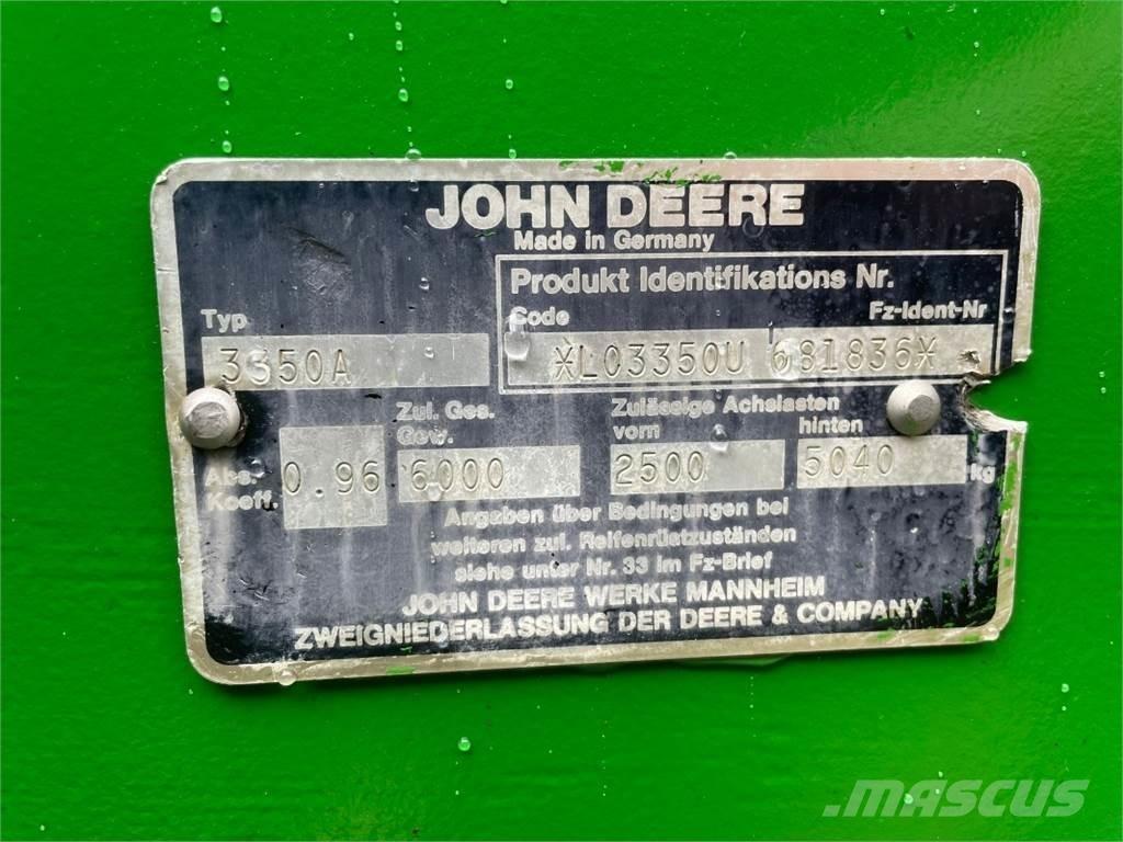 John Deere 3350 Traktorji