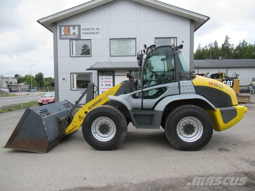 Kramer 880 2 x KAUHA Kolesni nakladalci