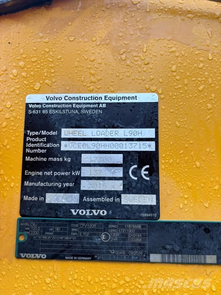 Volvo L 90 H Kolesni nakladalci