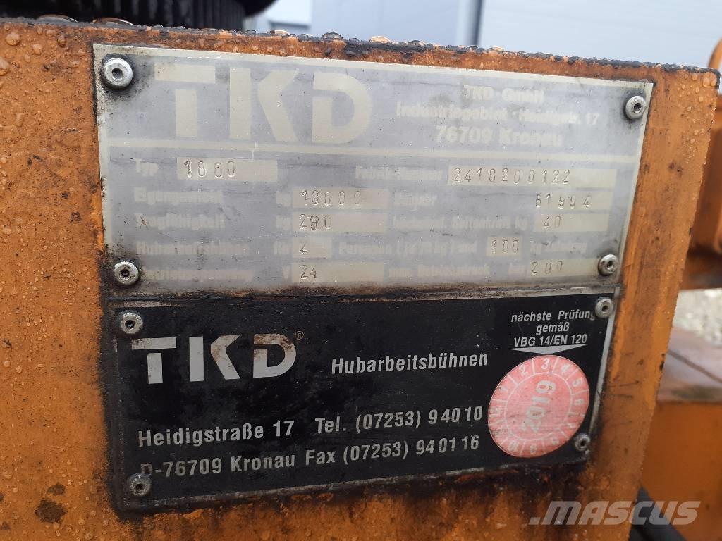 TKD 1800 Zglobne samohodne dvižne ploščadi
