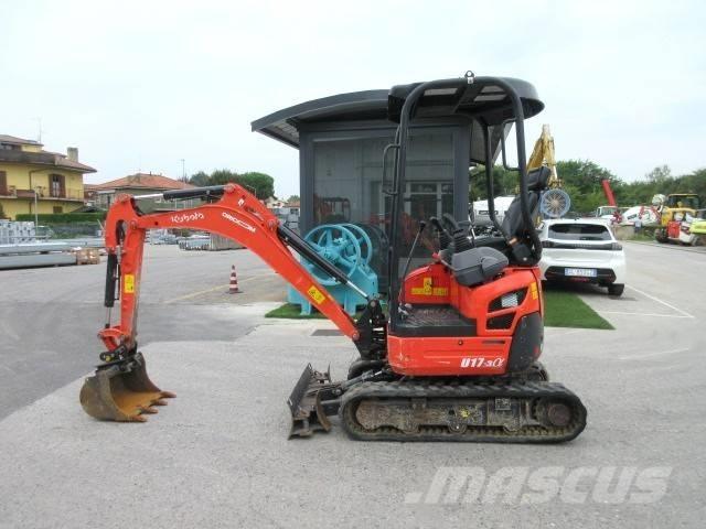 Kubota U17-3 a Mini bagri <7t
