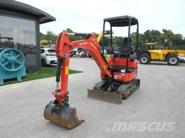 Kubota U17-3 a Mini bagri <7t