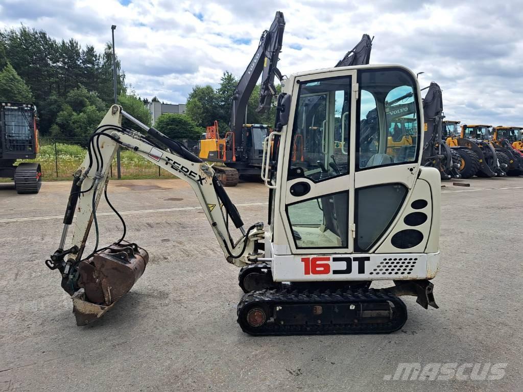 Terex TC16 Mini bagri <7t