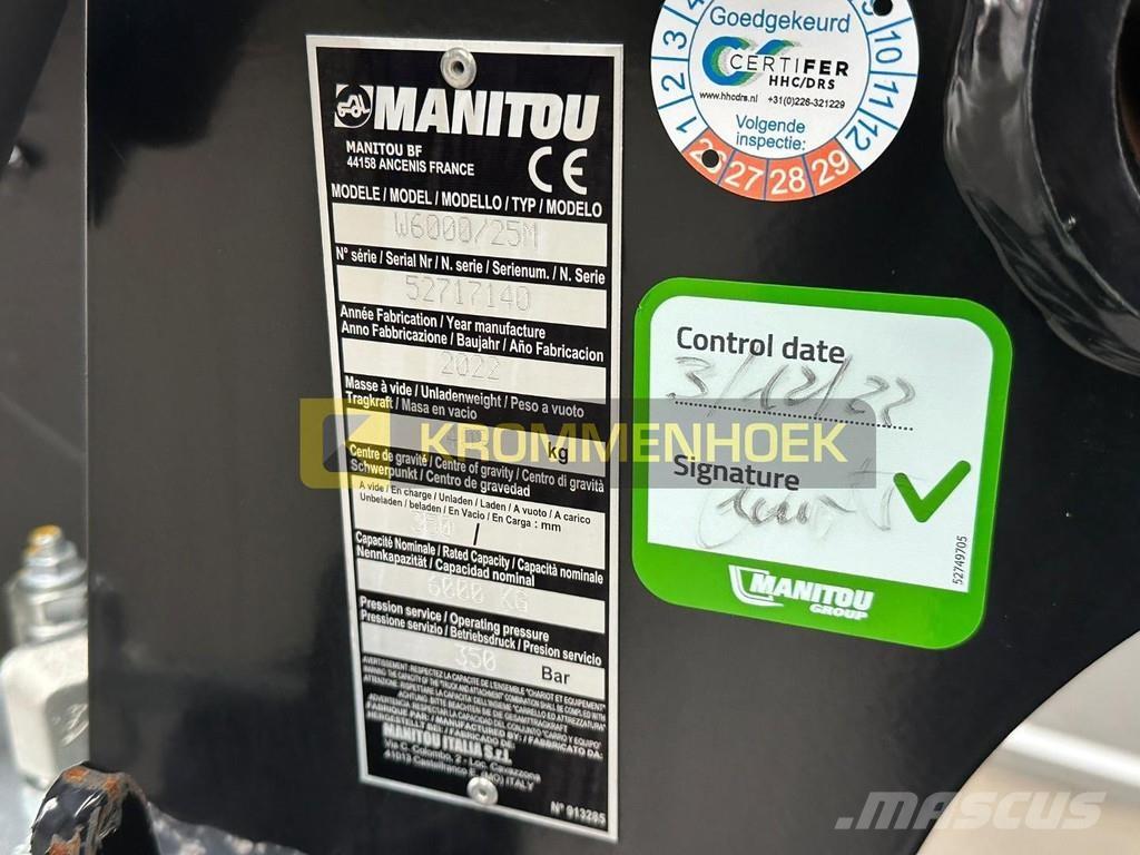 Manitou W6000 Teleskopski viličarji