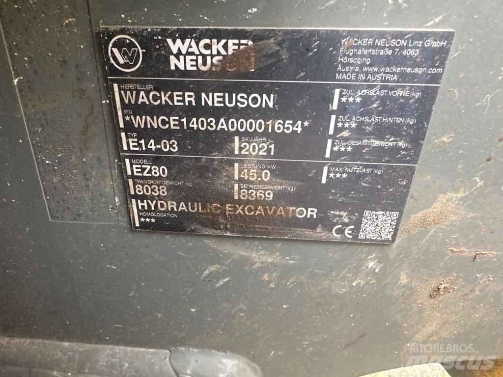 Wacker Neuson EZ80 Bagri goseničarji