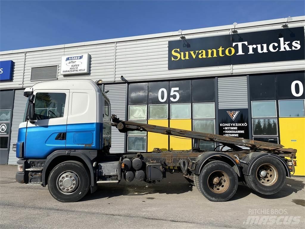 Scania R 124 6X2 Razstavljivi tovornjaki z žičnimi dvigali