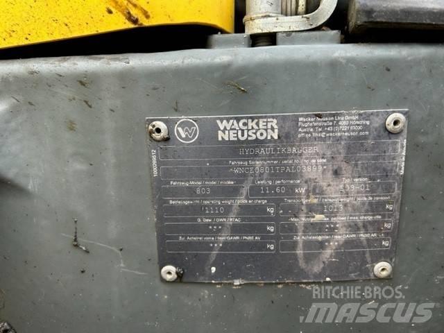 Wacker Neuson 803 Mini bagri <7t