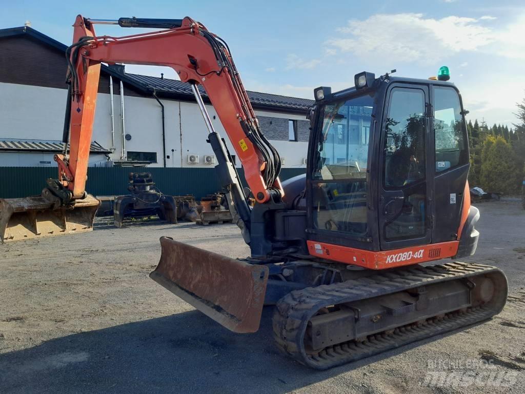 Kubota KX 080-4 Midi bagri 7t – 12t