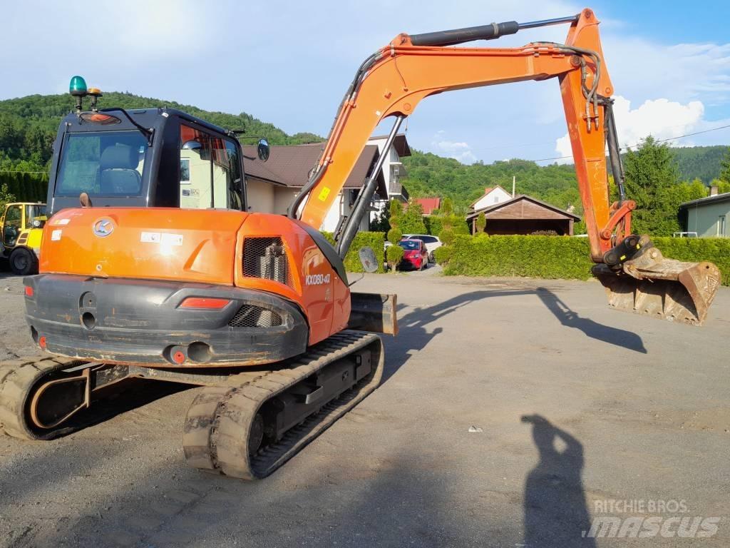 Kubota KX 080-4 Midi bagri 7t – 12t
