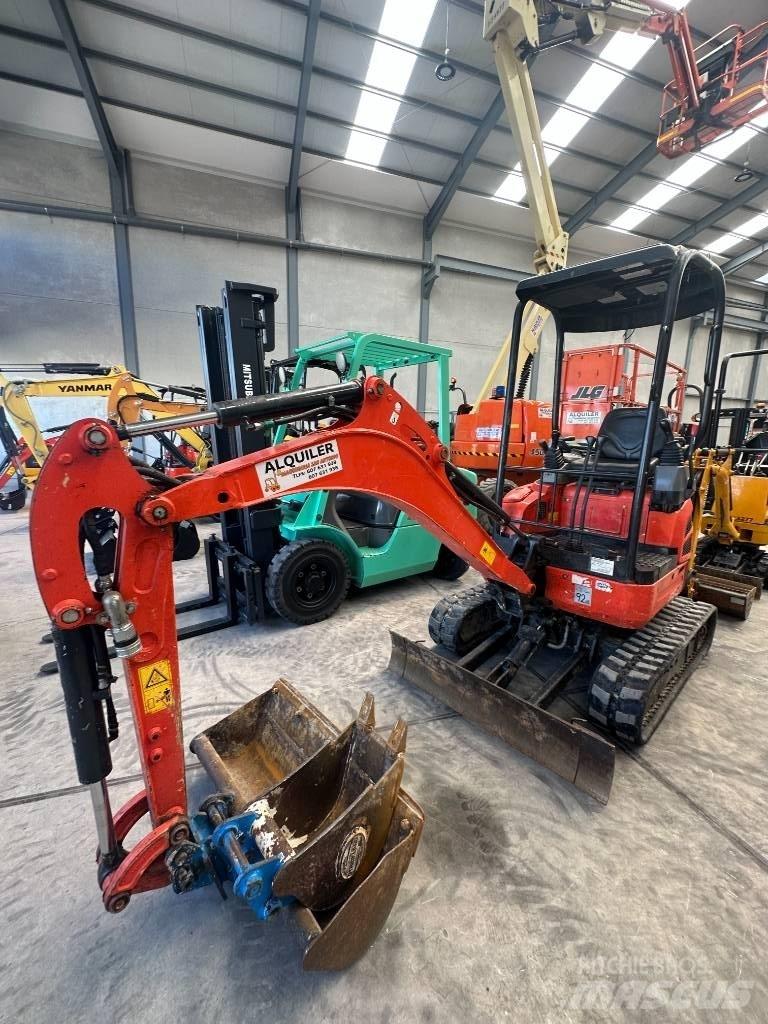 Kubota U 17-3 Mini bagri <7t