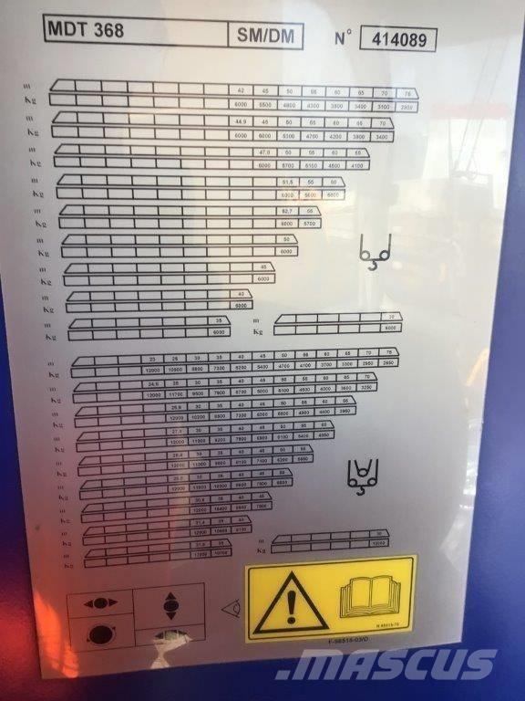 Potain MDT368 Stolpni žerjavi
