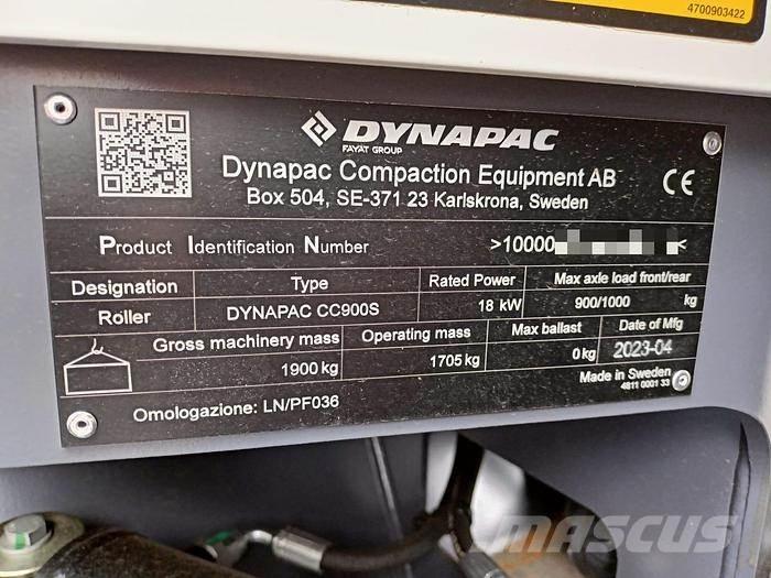 Dynapac CC900S Vlečni vibracijski valjarji