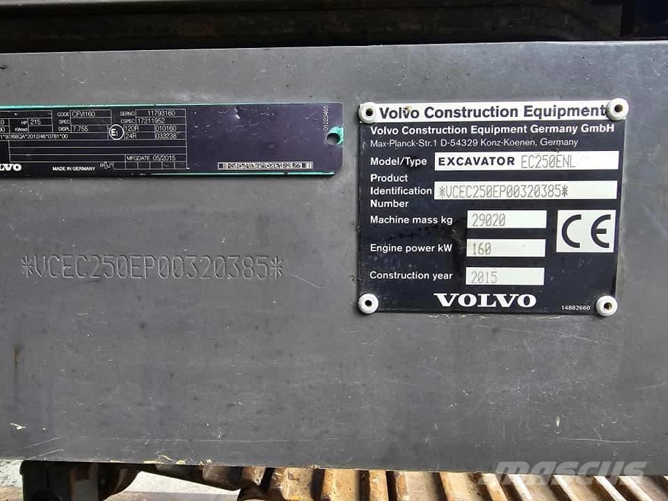 Volvo EC250 ENL Bagri goseničarji