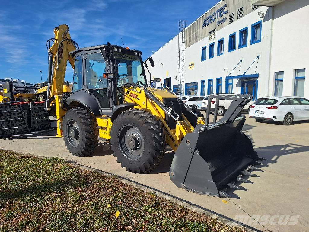 New Holland B115D TC Freze za kopanje jarkov Trenčerji
