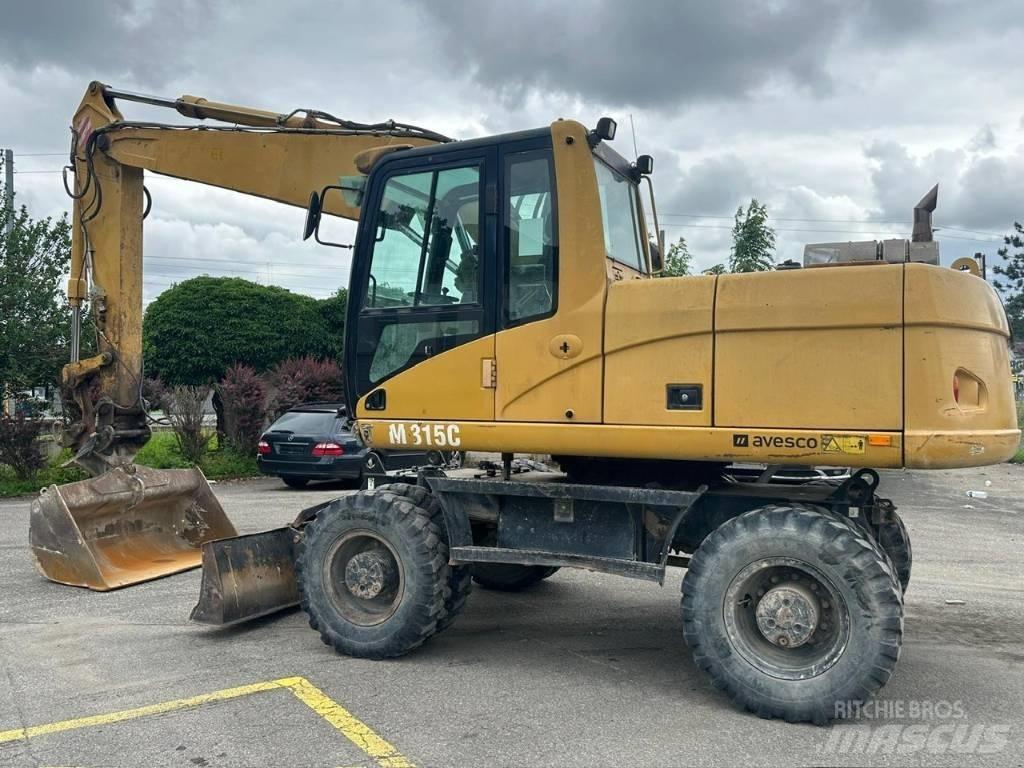 CAT 315 C Bagri na kolesih