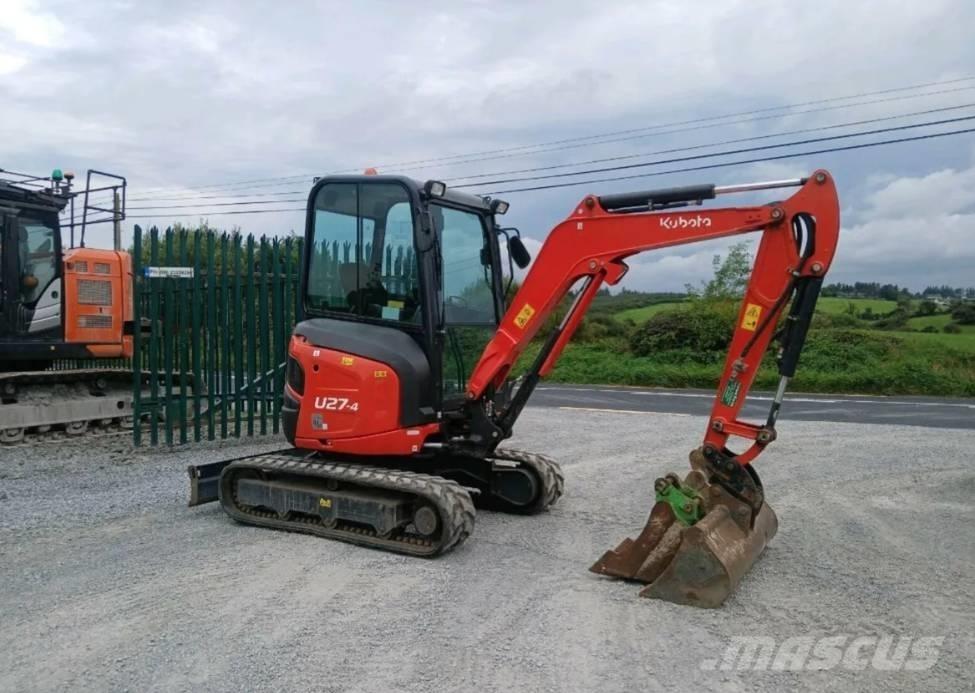 Kubota U 27-4 Mini bagri <7t