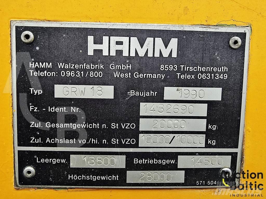 Hamm GRW 18 Kolesni valjarji s pnevmatikami